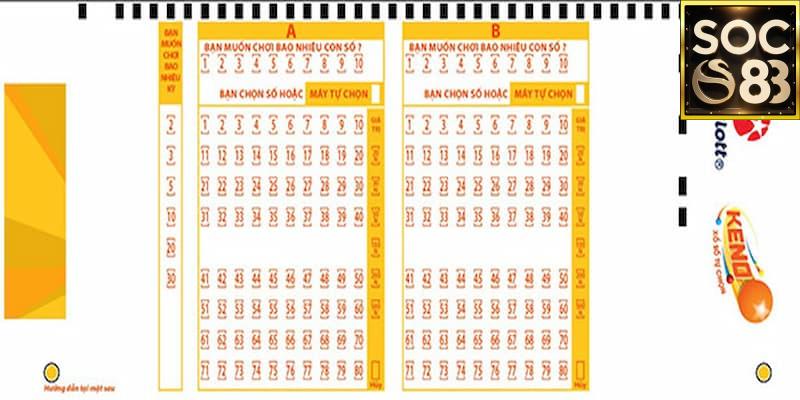 Các bước cơ bản trong cách chơi xổ số Keno